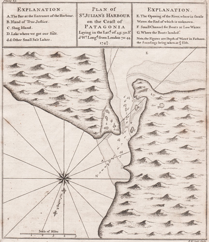 A Plan of St. Julian's Harbour on the Coast of Patagonia